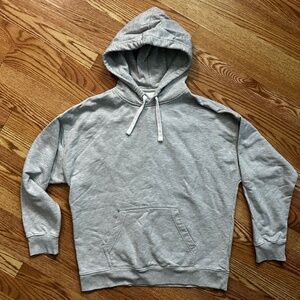 H&M Blank Staples Heather Grey Basic Hoodie